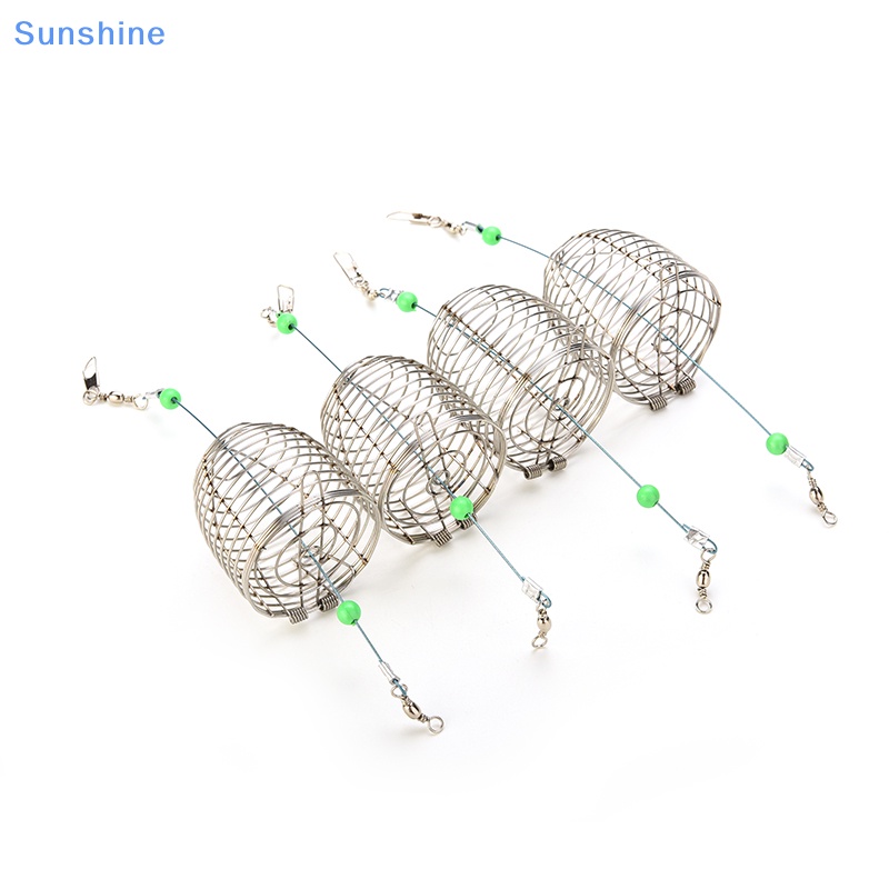 1 Lồng Giữ Mồi Câu Cá Cỡ Nhỏ Bằng Thép Không Gỉ