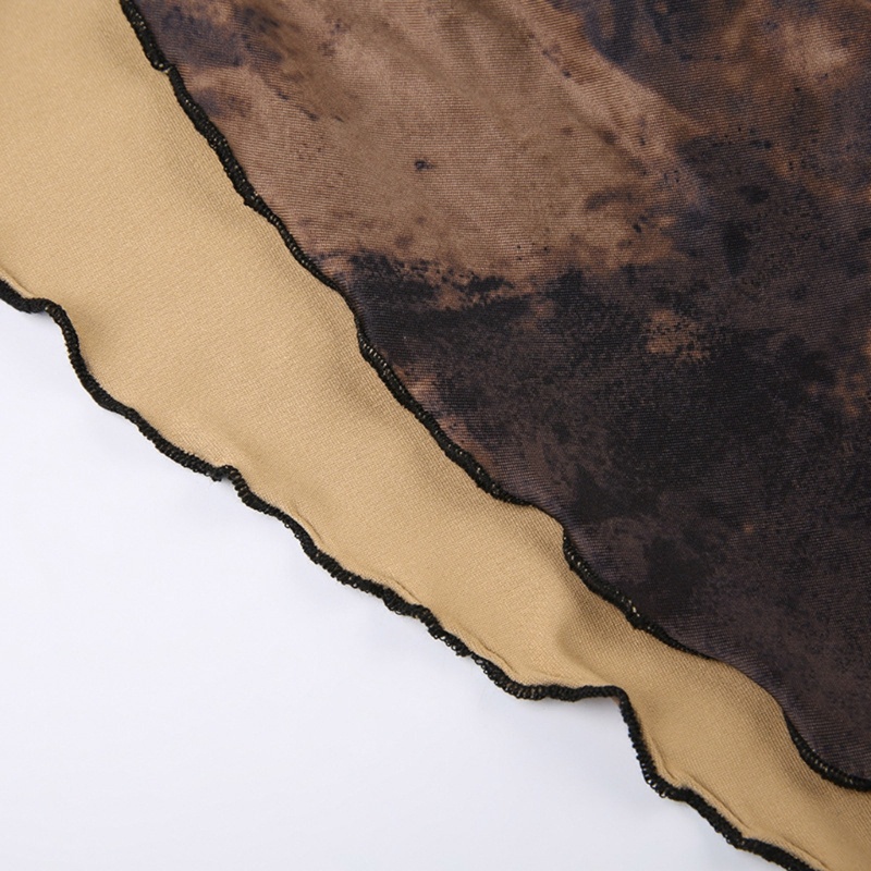 Chân Váy Dài In Họa Tiết Phong Cách Harajuku Thời Trang Mùa Hè Cho Nữ