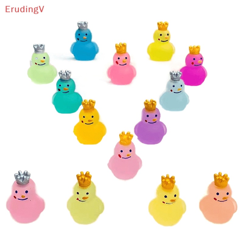 [ErudingV] Bộ 2 Đồ trang trí Búp Bê Vua Tuyết Dạ Quang Mini Trang Trí Tiểu Cảnh [Mới]