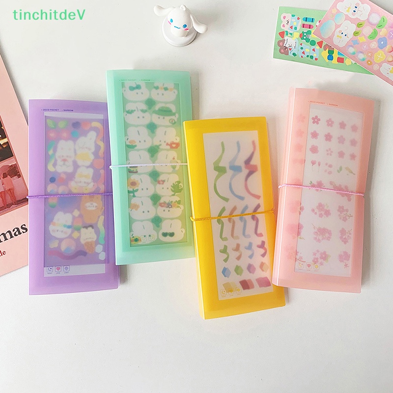 Set 30 Tờ Nhãn Dán Trong Suốt Dùng Trang Trí Album Ảnh Tiện Dụng