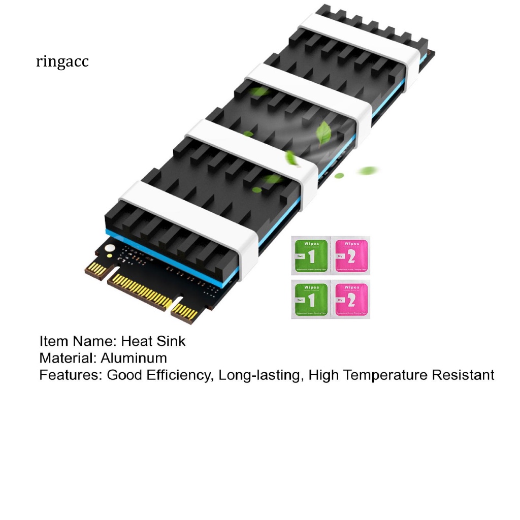 Rga Phụ Kiện Tản Nhiệt Chống Mài Mòn Chịu Nhiệt Độ Cao M.2 SSD NVME Cho Máy Tính