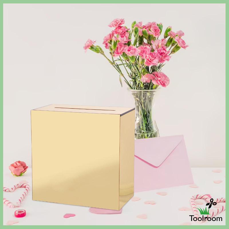 Hộp Đựng Thẻ Bằng Acrylic Siêu Bền Tiện Dụng Cho Tiệc Sinh Nhật / Đám Cưới