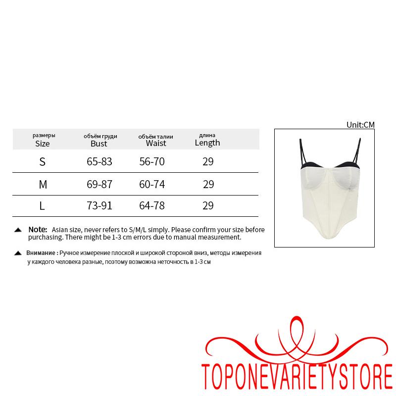Áo Croptop Sát Nách Màu Sắc Tương Phản Thời Trang Mùa Hè Cho Nữ