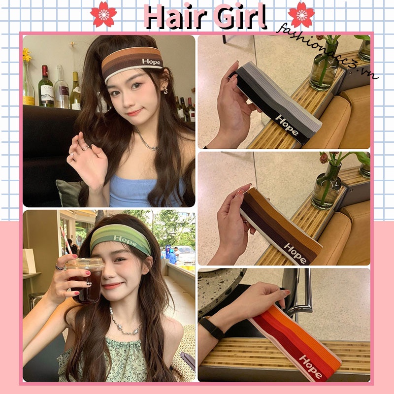 Băng Đô Thể Thao Thấm Hút Mồ Hôi Màu Sắc Phù Hợp Cho Mùa Hè