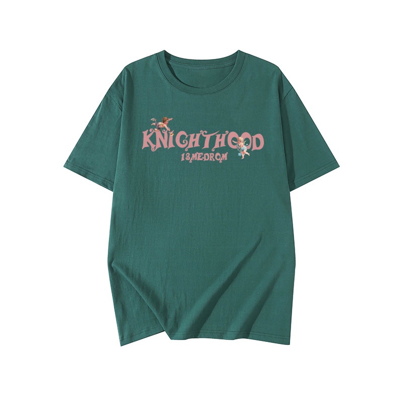 NRVP Áo Thun 100% Cotton Tay Ngắn Phong Cách Hàn Quốc Mới