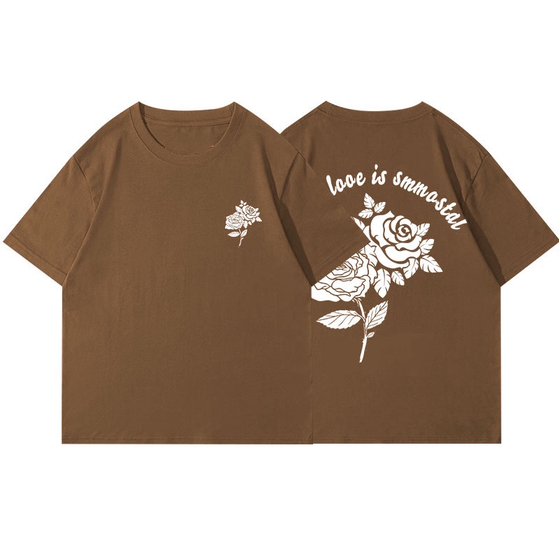 NRVP Áo Thun 100% Cotton Tay Ngắn Phong Cách Hàn Quốc Mới