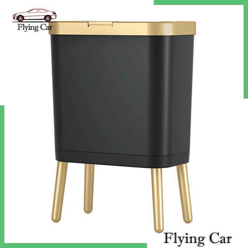 Thùng Rác 15L Có Nút Nhấn Tiện Dụng Cho Văn Phòng / Phòng Tắm / Ngoài Trời