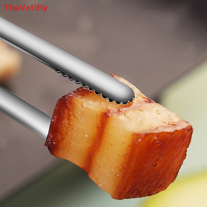 Kẹp Gắp Thức Ăn Bằng Thép Không Gỉ Chống Trượt Tiện Dụng Cho Nhà Bếp