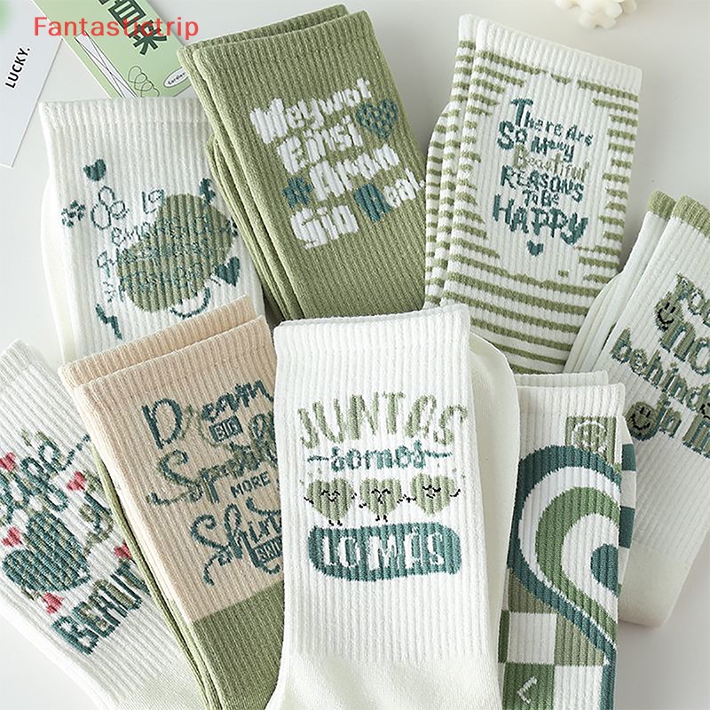 1 Đôi Vớ Thể Thao Bằng Polyester In Họa Tiết Hoạt Hình Dễ Thương Vui Nhộn Phong Cách Harajuku Cho Nam Và Nữ