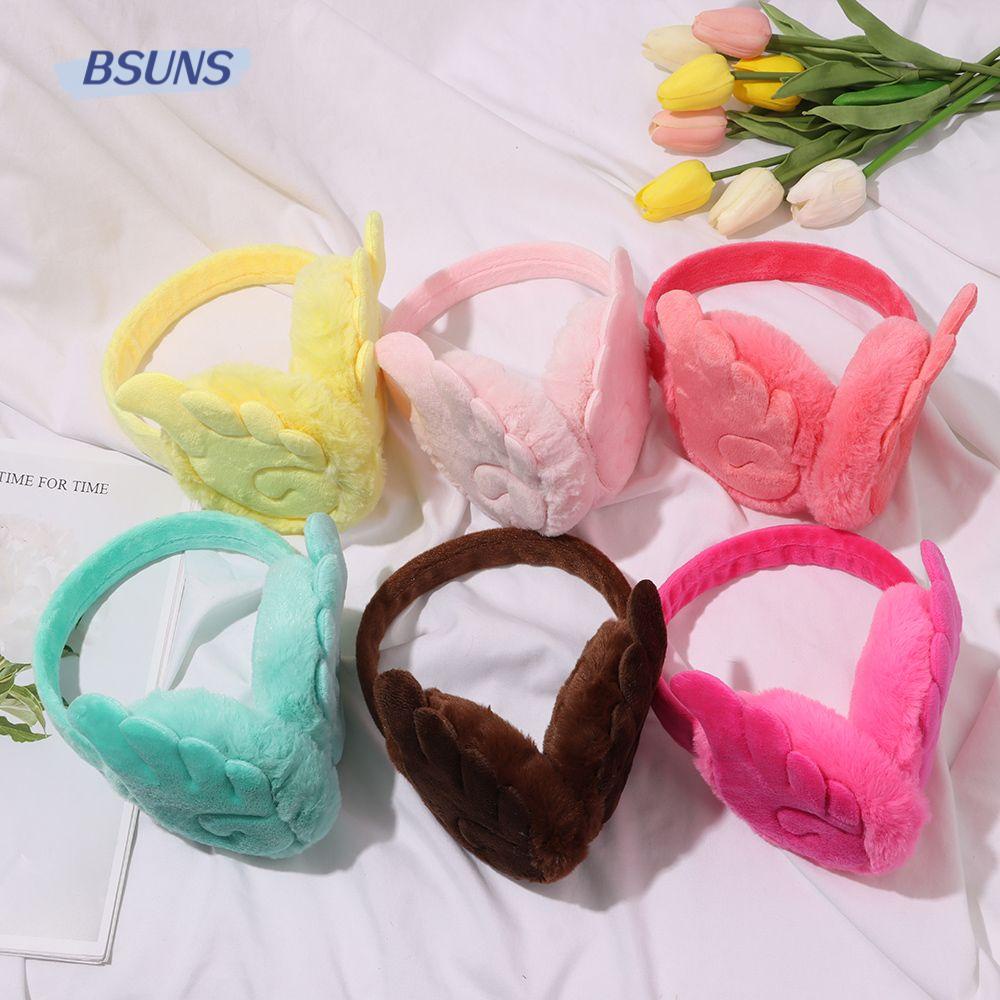 Chụp Tai Giữ Ấm Chống Gió Chất Liệu Lông Nhung Cho Nữ