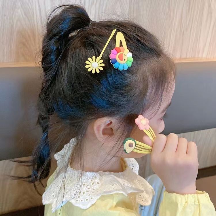 Kẹp Tóc Hình Thỏ Trái Cây Hoạt Hình Dễ Thương Cho Bé Gái