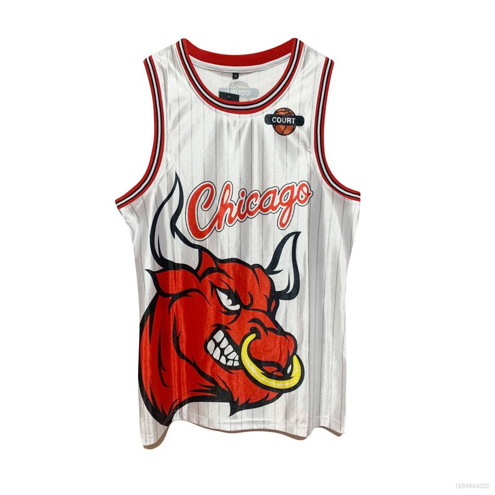 Áo Thun Bóng Rổ SY3 Chicago Bulls Số 23 Plus Size YS3