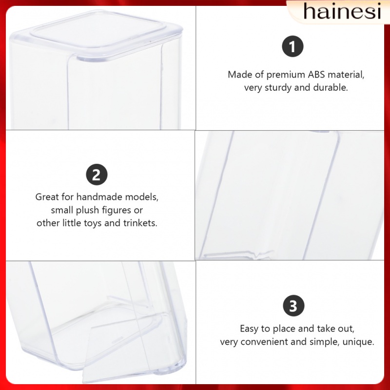 Set 4 Hộp Nhựa Acrylic Trong Suốt Trưng Bày Mô Hình