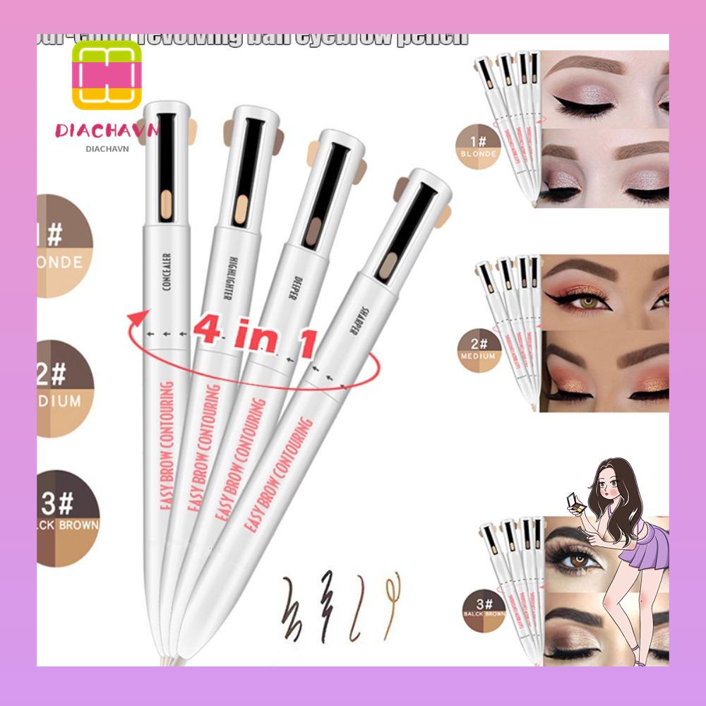 1 Bút Kẻ Mắt 4 Trong 1 Chống Nước Chống Mồ Hôi Dễ Sử Dụng