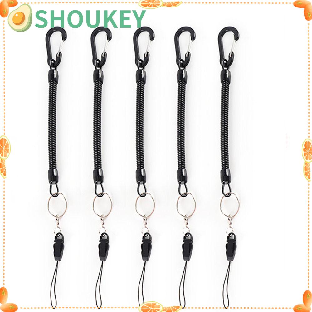 Móc Khóa Dây Lò Xo Co Giãn Chống Thất Lạc Cho Điện Thoại