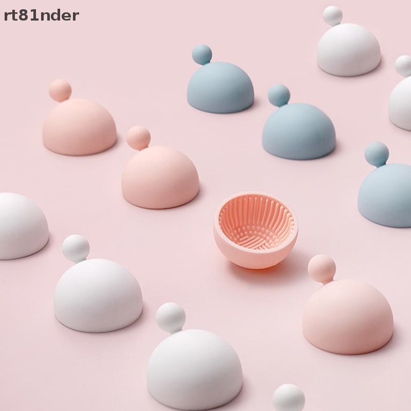 Rt Miếng Silicone Vệ Sinh Cọ Trang Điểm Chuyên Dụng