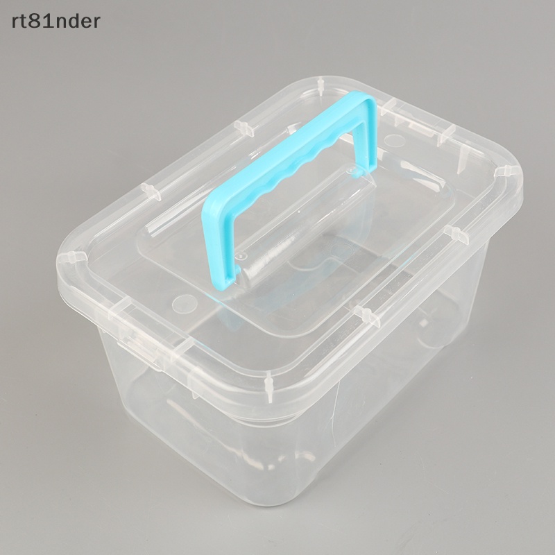 Rt Hộp Nhựa Mini Hình Vuông Trong Suốt Đựng Trang Sức