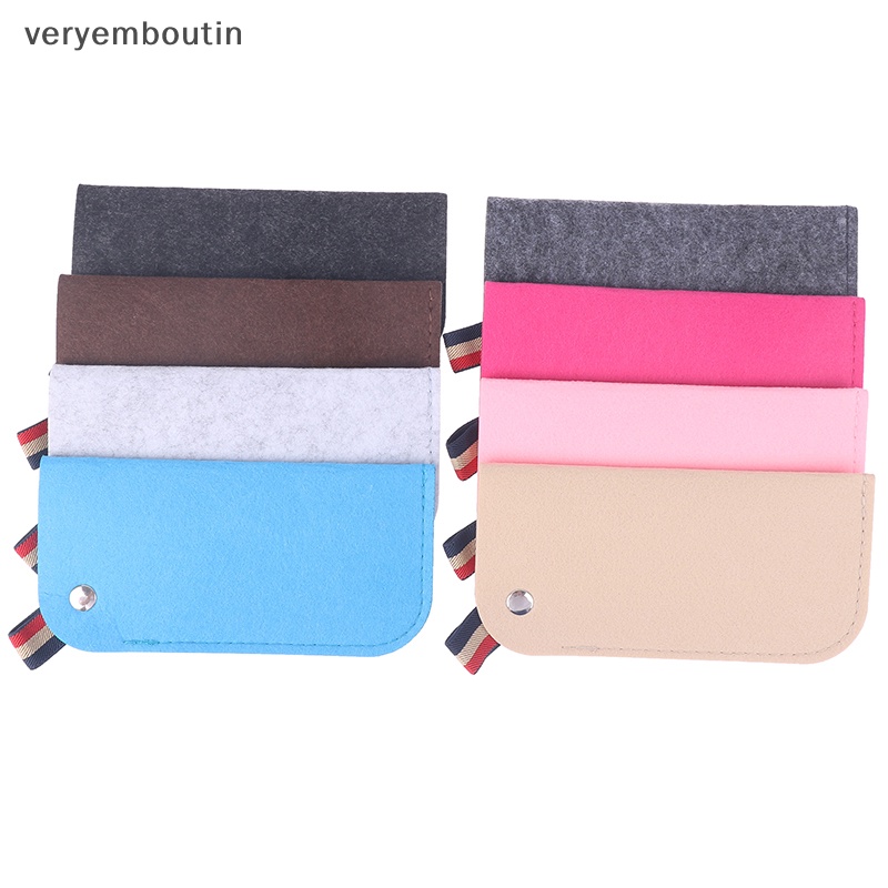 Túi Đựng Mắt Kính Bằng Vải Nỉ Dày Dặn Mềm Mại Nhiều Màu Sắc