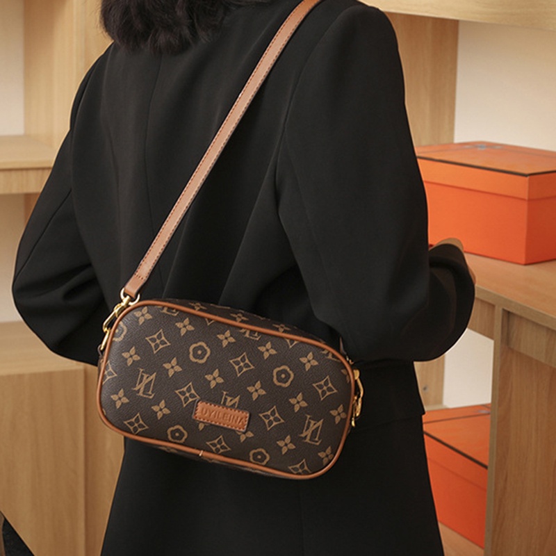 Túi Đeo Vai Hình Vuông Cỡ Nhỏ Phong Cách Pháp Cổ Điển Sang Trọng Thời Trang Cho Nữ