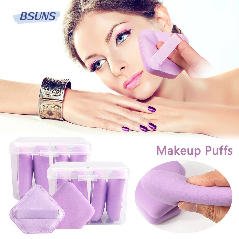 Bộ 4 / 8 Miếng Mút Trang Điểm Chất Liệu Cotton Tiện Dụng