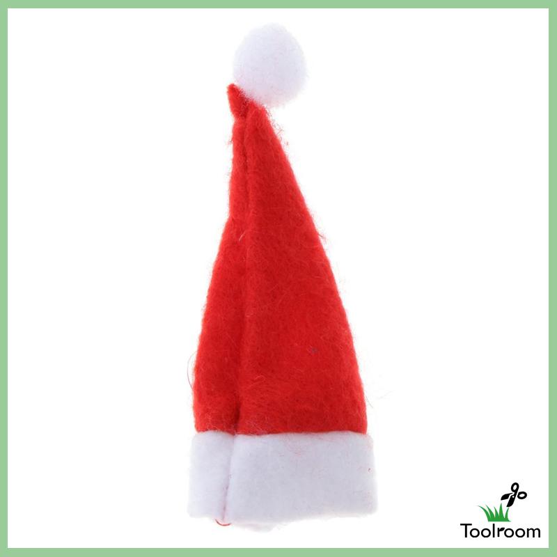 [Toolroom] Bộ 20 Chiếc Mũ Ông Già Noel Đỏ- Chai Kẹo