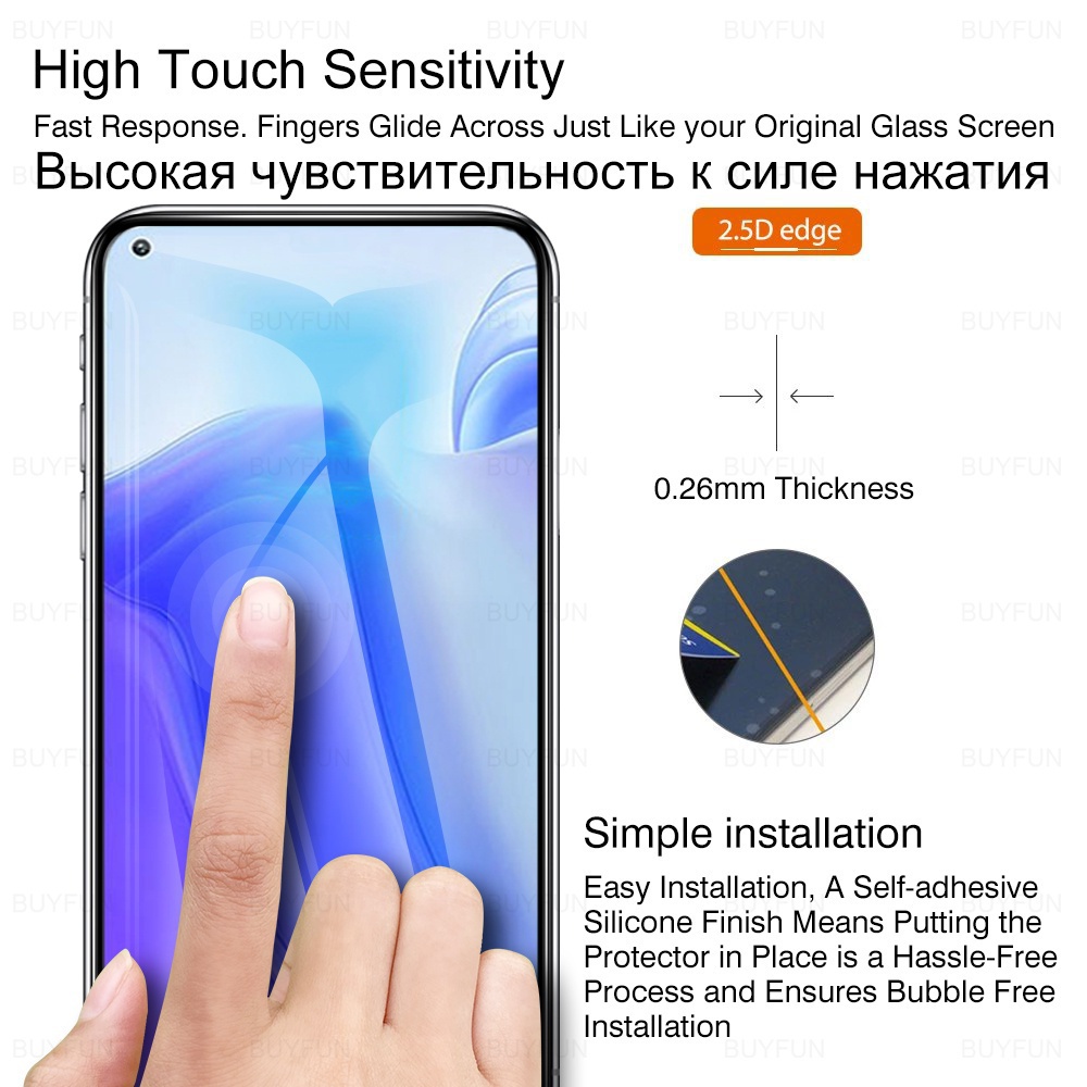 2 Kính Cường Lực 9D Bảo Vệ Toàn Màn Hình Cho Samsung Galaxy A04 A03 A14 A13 A23 M13 M12 M23 M33 M53