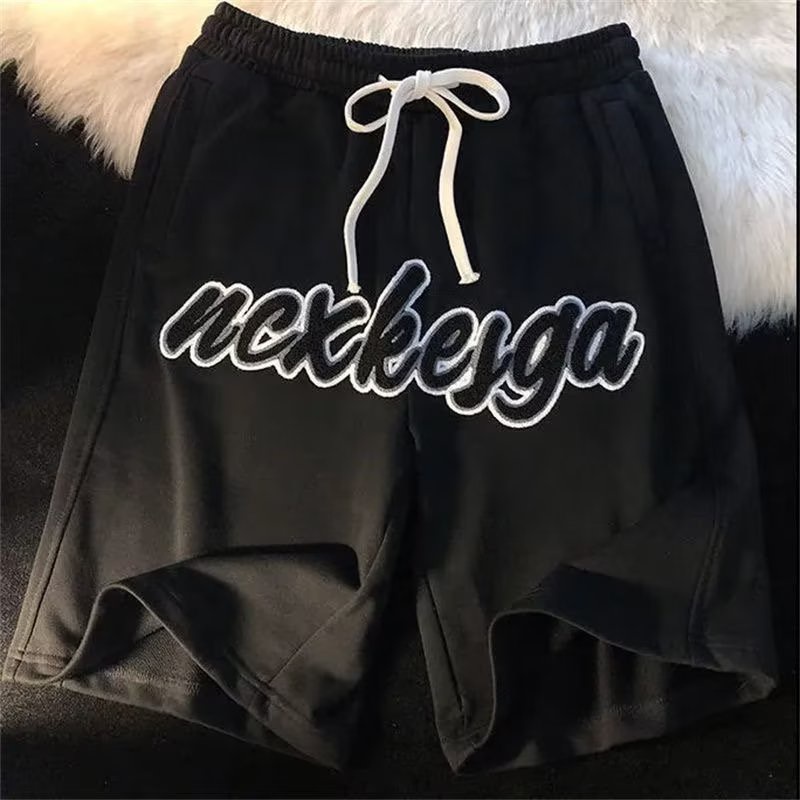 Quần Short Thể Thao Cotton Dáng Suông Dễ Phối Đồ Thời Trang Phong Cách Đường Phố Cho Nam Và Nữ