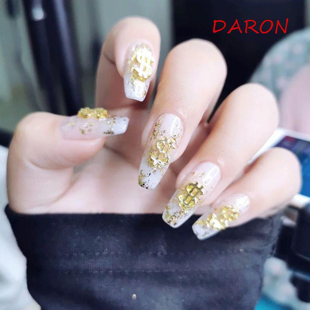 Set 20 Phụ Kiện Trang Trí Móng Tay 3D Xinh Xắn|Biển Hiệu Trang Trí Móng Tay Hình Tờ Tiền Đô La Độc Đáo