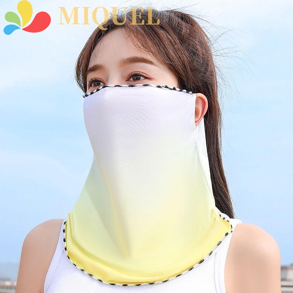 Khẩu Trang Chống Nắng Chống Tia UV Màu Sắc Ngọt Ngào Kèm Tấm Chắn Bảo Vệ Cổ Tiện Dụng