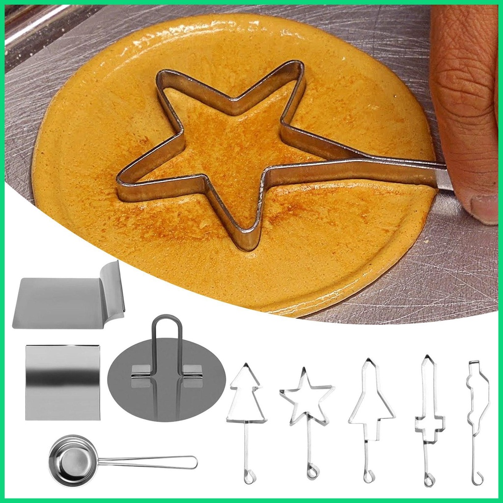 Bộ 9 Dụng Cụ Cắt Bánh Quy Hình Hoa / Corrode Mềm Mại Siêu Bền Tiện Dụng Cho Bé DIY