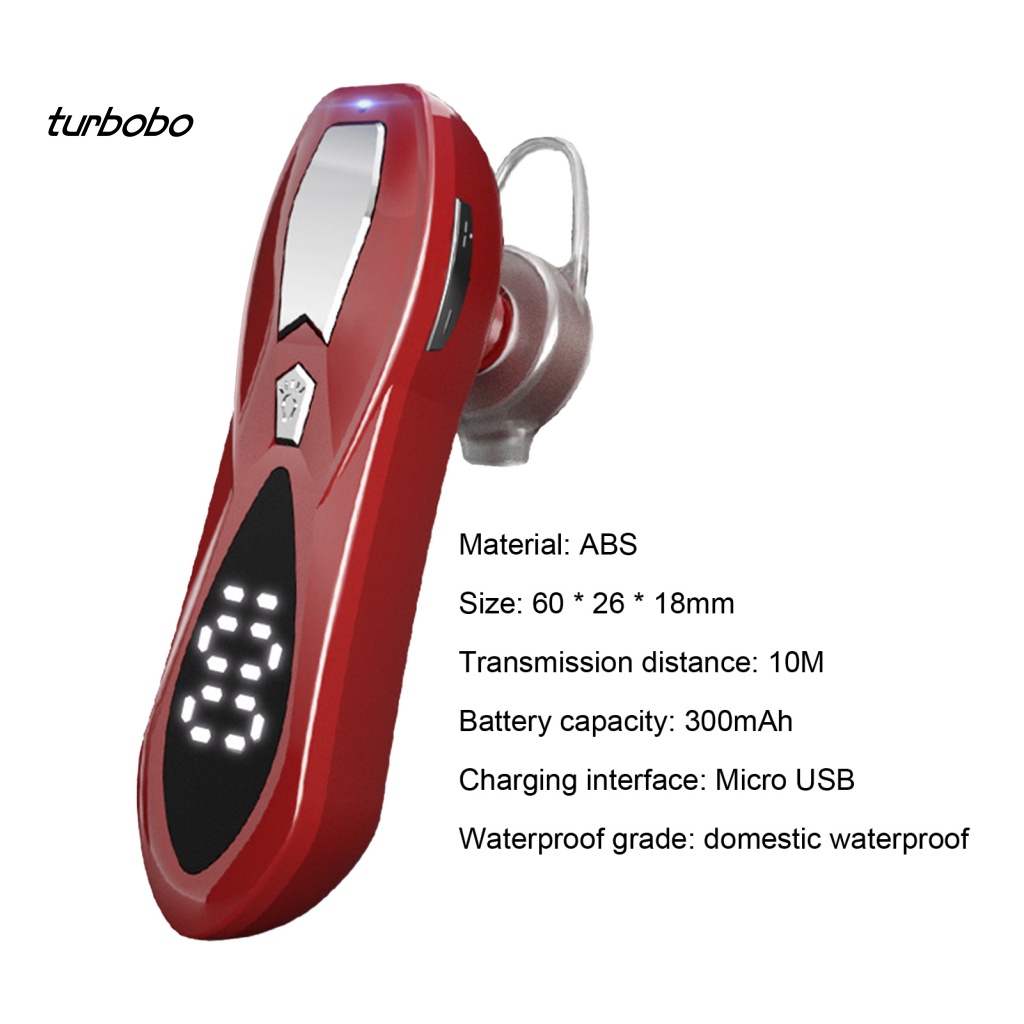 Set Tai Nghe Bluetooth 5.0 Không Dây Rảnh Tay Màn Hình Kỹ Thuật Số Tiện Dụng Và Phụ Kiện