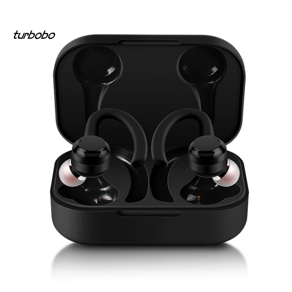 Tai Nghe Không Dây Bluetooth 5.0 D030 Móc Vành Tai Tích Hợp Hộp Sạc