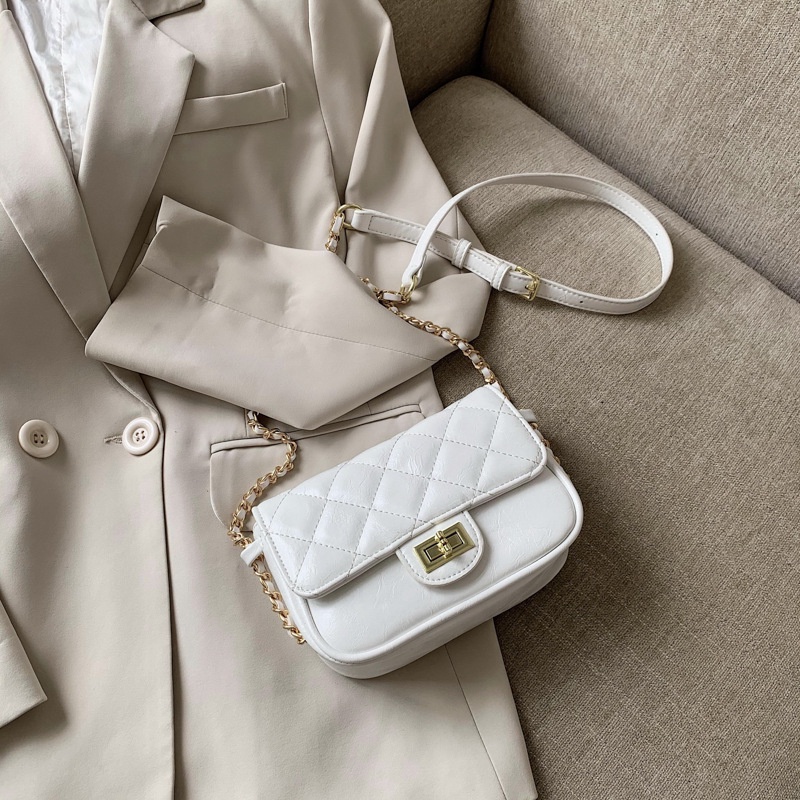 Túi Đeo Chéo Nhỏ Thêu Họa Tiết Phong Cách Phương Tây