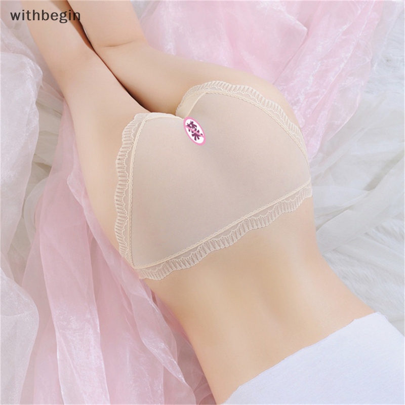 Quần Lót Ren Không Đường May Lưng Thấp Co Giãn Thoáng Khí Đính Nơ Đáng Yêu Cho Bạn Gái