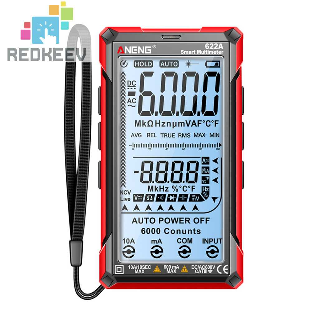 Thiết Bị Kiểm Tra Điện Áp Đa Năng ANENG 622A AC / DC