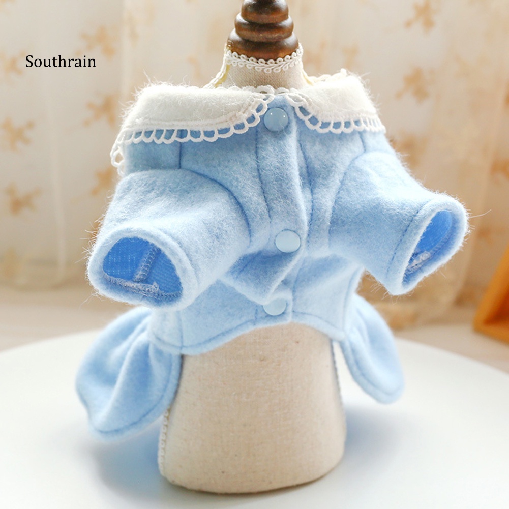 Áo Khoác Giữ Ấm Hình Gà Con Hoạt Hình Đáng Yêu Thời Trang Thu Đông Dành Cho Cún Cưng