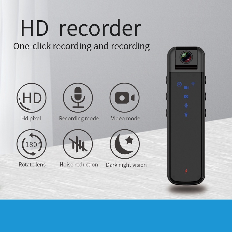 Máy Quay Hồng Ngoại 1080p Không Dây WiFi mini Độ Nét Cao Hỗ Trợ Tầm Nhìn Ban Đêm