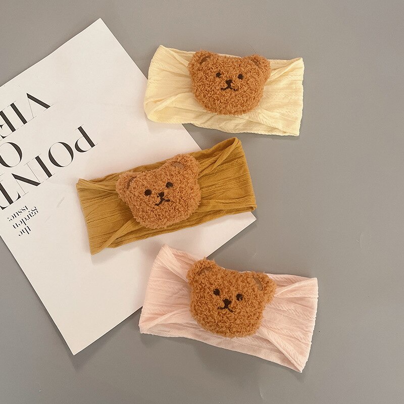 Set 2 Đôi Tất Cotton Mềm Mại Hình Gấu Đáng Yêu Cho Bé