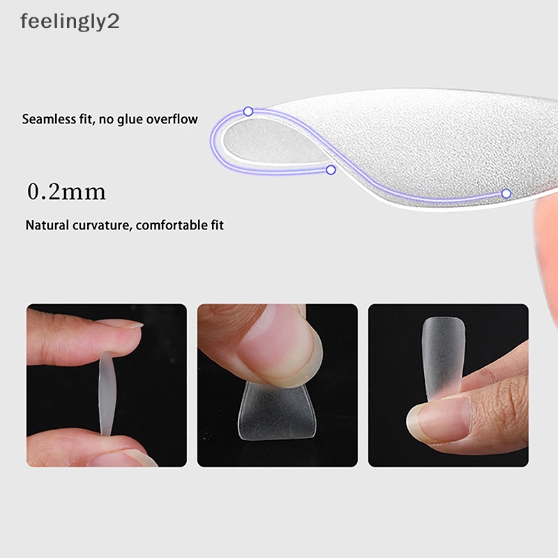 Bộ 150 Móng Tay Giả Nối Dài Che Phủ Toàn Diện Kèm Hộp Đựng