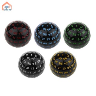 [100 Mặt Đa Giác Xúc Vice Đồ Chơi Nhiều Mặt Acrylic Dices Cho Bàn Chơi Game Trò Chơi Chơi