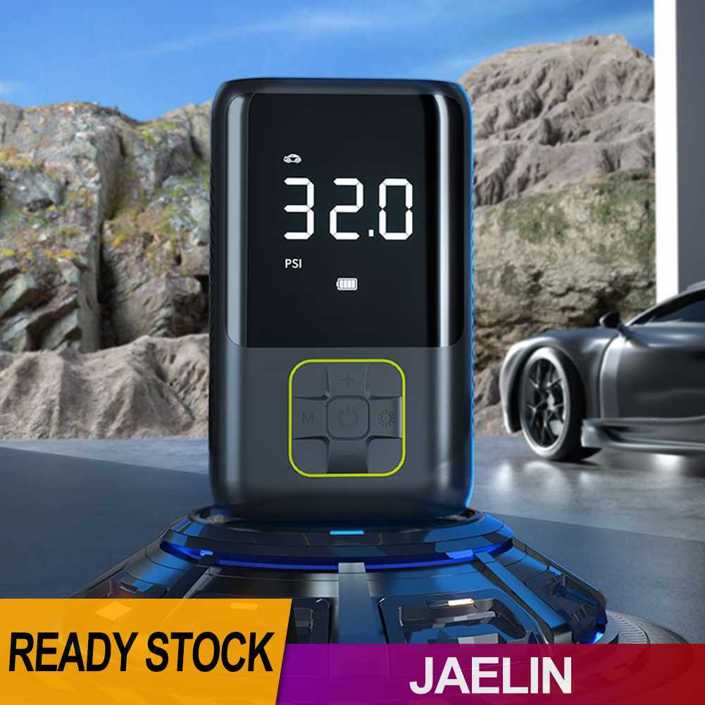 Máy Bơm Lốp Xe Điện Tử Mini 4000mAh 150PSI Type-C USB Có Thể Sạc Lại