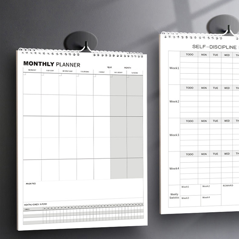 Sổ Tay Nhật Ký JS Nhật Ký Hàng Ngày Lên Kế Hoạch Hàng Tuần Với Schedule Agenda Time Table To Do List Kraft