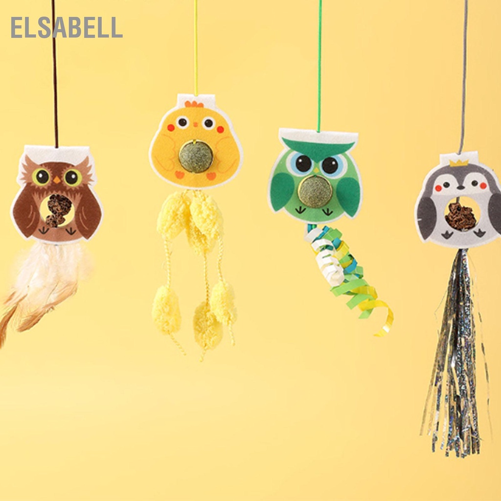 Elsabell. Đồ chơi cho mèo gắn tường,Đồ chơi dây treo cho mèo giảm nhàm chán