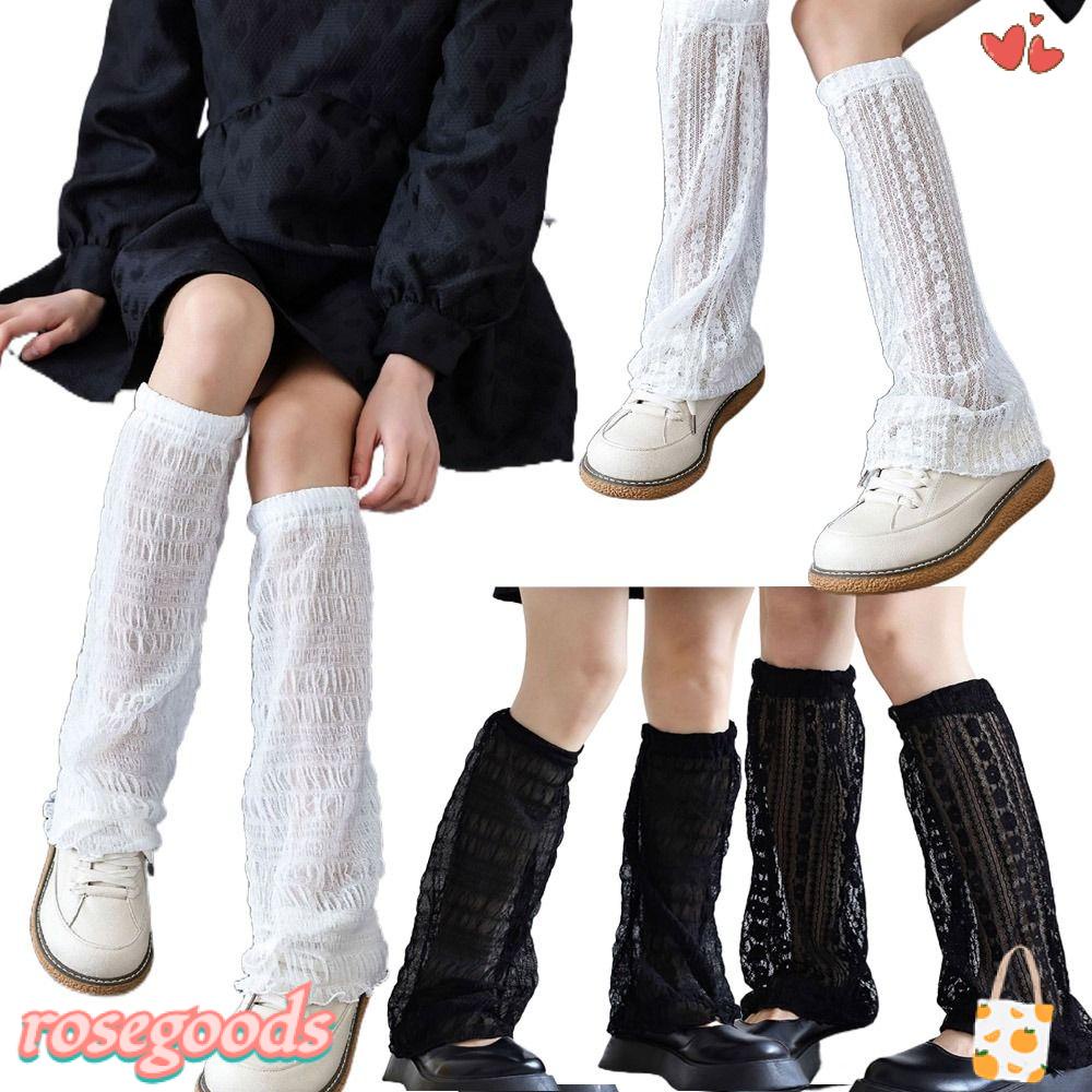 Vớ Ren Hoa Hồng Siêu Mỏng Phong Cách Lolita