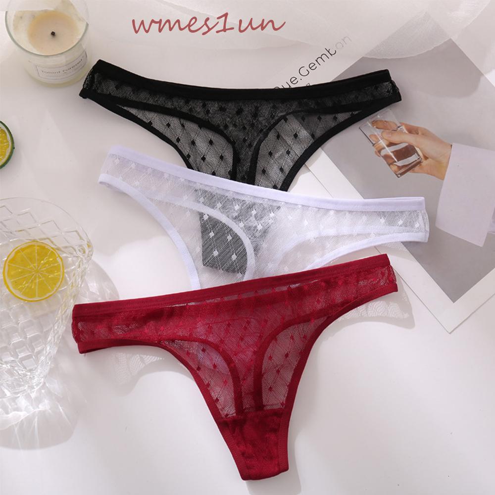 Quần Lót Ren Hoa Trong Suốt Lưng Thấp WMES15H