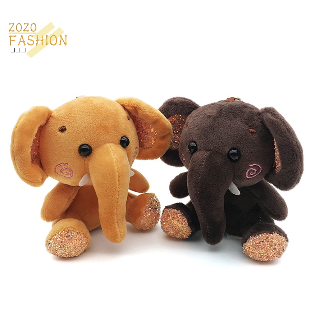 Móc Khóa Hình Voi Nhồi Bông Mini Dễ Thương