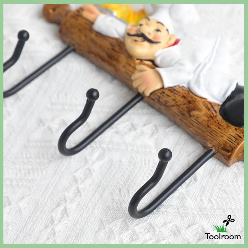 Móc Treo Khăn / Áo Khoác / Chìa Khóa Đa Ứng Dụng Cho Nhà Bếp