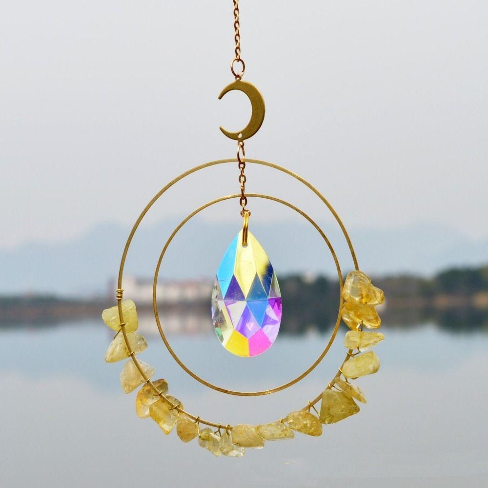 Dù Che Nắng Yan1 Họa Tiết Dreamcatcher|Quà Tặng Lăng Kính Cầu Vồng Treo