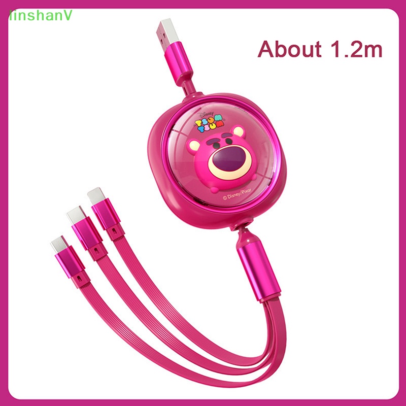 SANRIO  1 Dây Cáp Dữ Liệu Một To-Three Anime Mymelody Kuromi Cinnamoroll One-Toree Kawaii