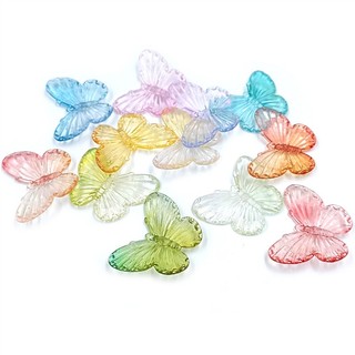 Set 10 mặt vòng cổ hình bướm 30 * 40mm